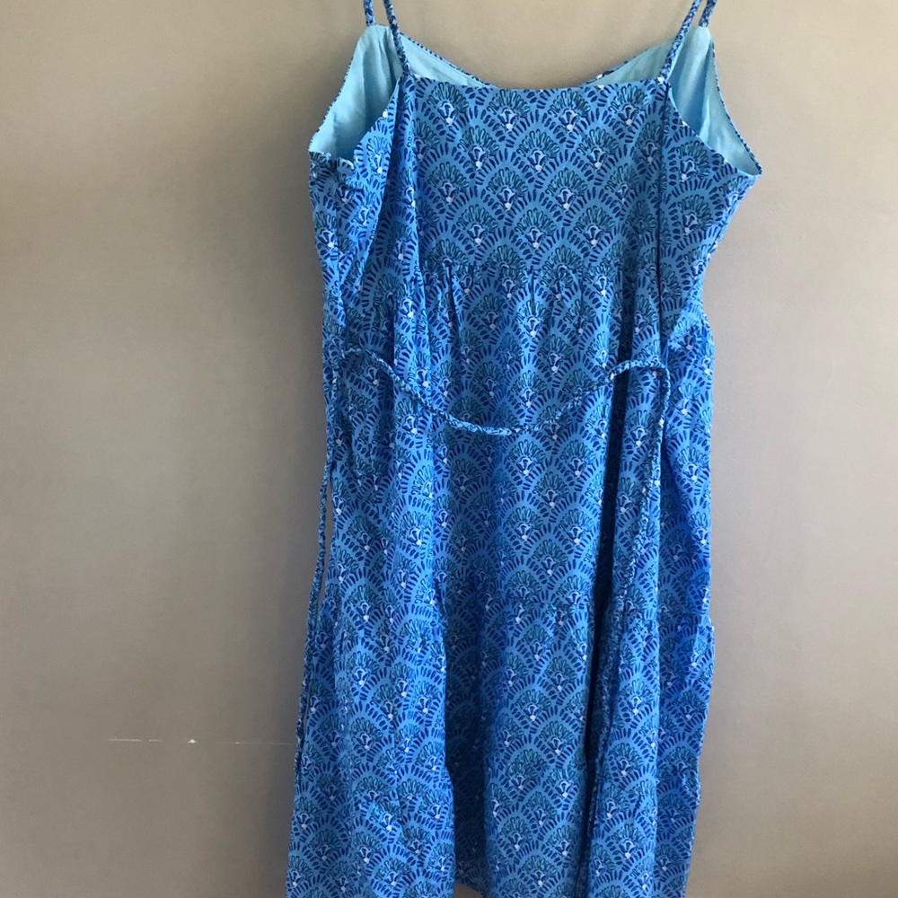 Vineyard Vines Blue Patterned Midi Dress - Picture 10 of 16